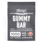 1000mg THC Indica Gummy Bar (Mary’s Edibles) UK