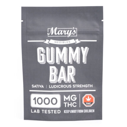 Buy 1000mg THC Sativa Gummy Bar (Mary’s Edibles) Online UK