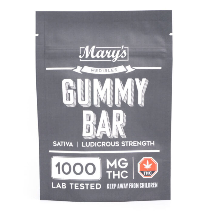 Buy 1000mg THC Sativa Gummy Bar (Mary’s Edibles) Online UK