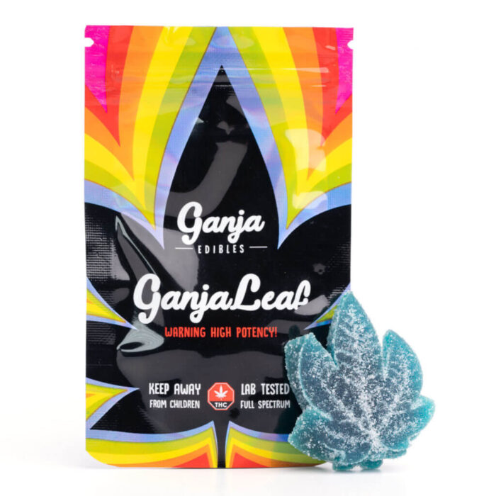 Buy 1250mg Sour Blue Raspberry Ganja Leaf (Ganja Edibles) UK