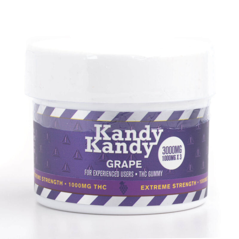 Buy 3000mg THC Grape Gummies (Kandy Kandy) UK