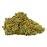 Close-up of 7ACRES Ultra Jack strain buds with dense trichomes and vibrant orange hairs