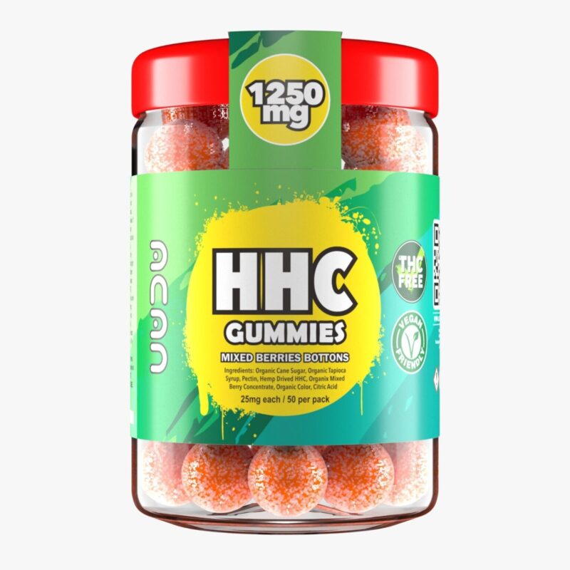 Buy 1250MG – 25MG HHC GUMMIES BY ACAN UK