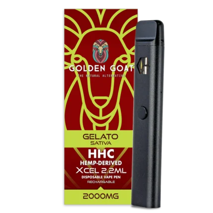 Golden Goat - HHC Vape Device - 2000mg - Rechargeable-Disposable