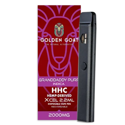 Golden Goat - HHC Vape Device - 2000mg - Rechargeable-Disposable