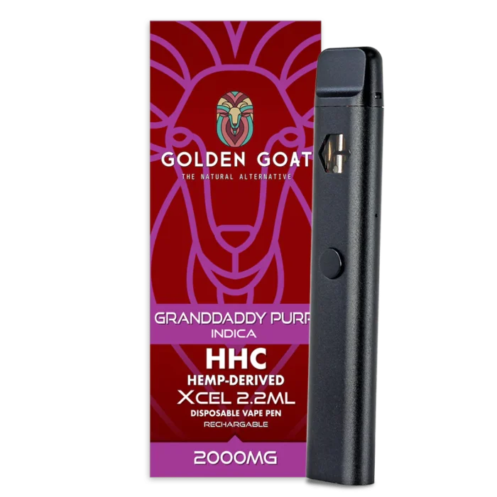 Golden Goat - HHC Vape Device - 2000mg - Rechargeable-Disposable
