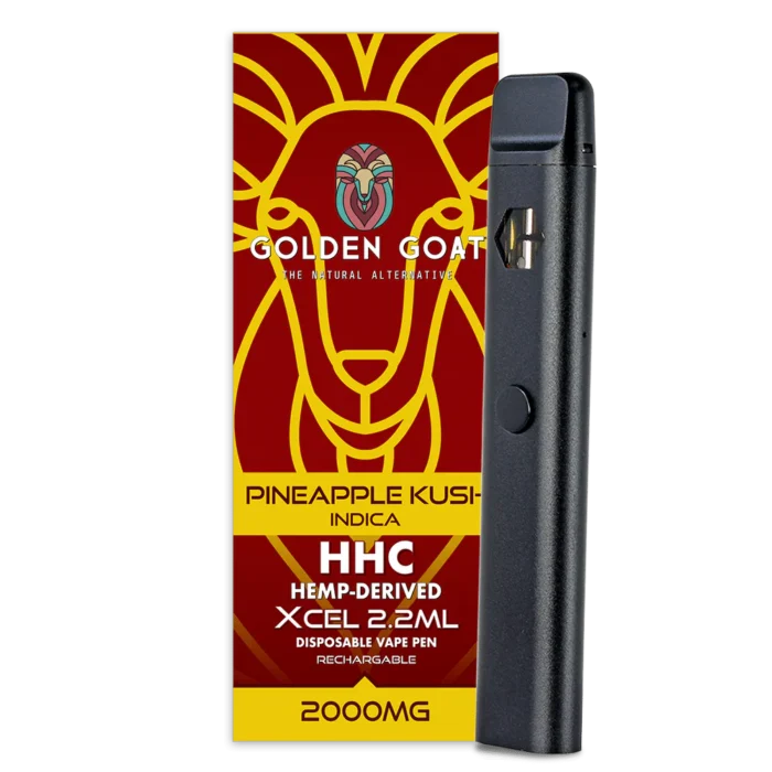 Golden Goat - HHC Vape Device - 2000mg - Rechargeable-Disposable