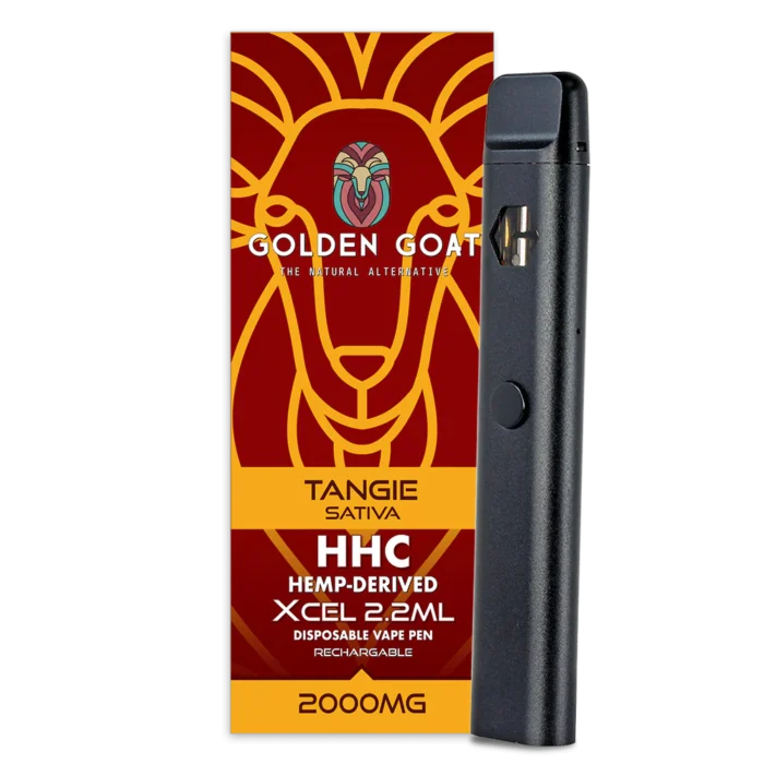 Golden Goat - HHC Vape Device - 2000mg - Rechargeable-Disposable
