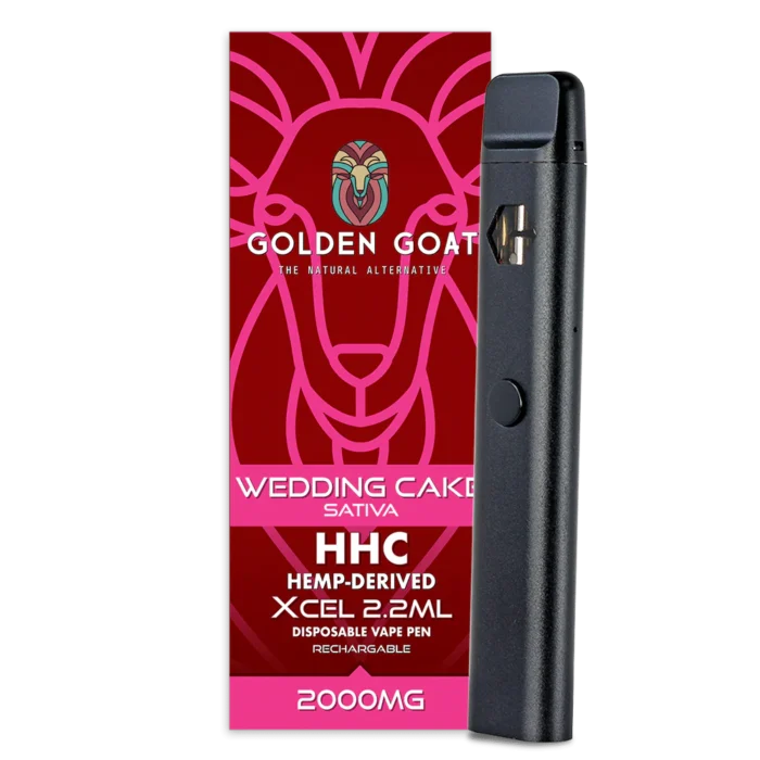 Golden Goat - HHC Vape Device - 2000mg - Rechargeable-Disposable