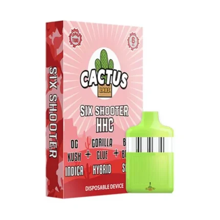 Buy Cactus Labs Six Shooter HHC Disposable Device UK