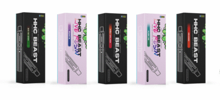 Buy Czech CBD HHC Vape Pen Beast bundle, 94% HHC, All in One Set - 5 flavours x 1 ml UK