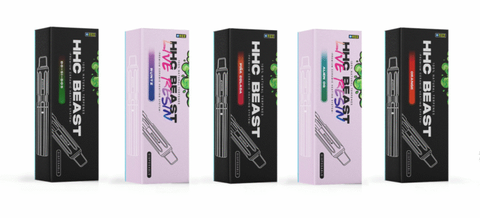 Buy Czech CBD HHC Vape Pen Beast bundle, 94% HHC, All in One Set - 5 flavours x 1 ml UK