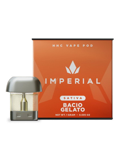 Buy Imperial Vape Pod Bacio Gelato 1G HHC Pod system UK