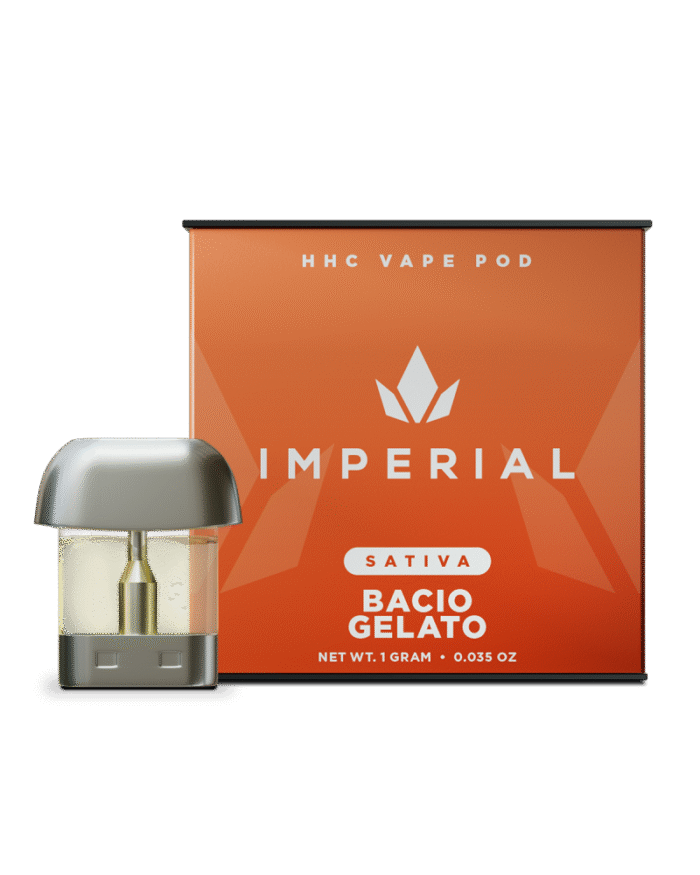 Buy Imperial Vape Pod Bacio Gelato 1G HHC Pod system UK