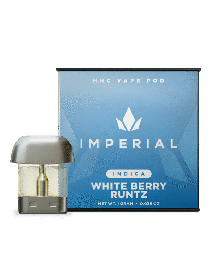 Buy Imperial Vape Pod White Berry Runtz 1G HHC Pod system UK