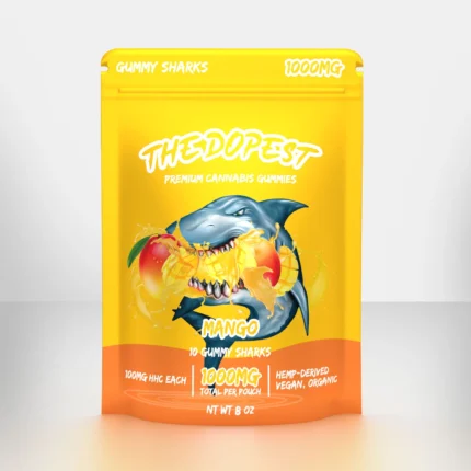 Mango Sharks HHC Gummies - 1000MG UK