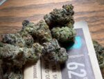 Runtz (Grape Pie × MAC) x Grape Gas 7g pack displayed with frosty, purple-toned buds for UK cannabis buyers
