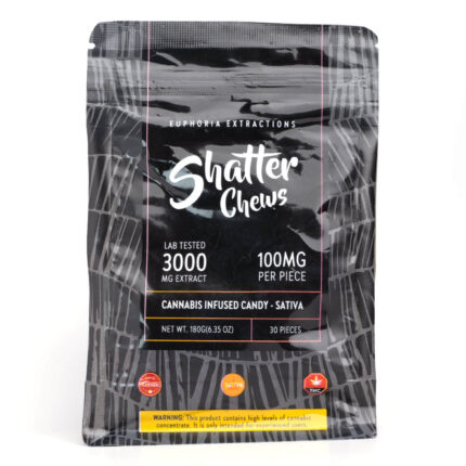 Buy Sativa 3000mg Shatter Chews (Euphoria Extractions) uk