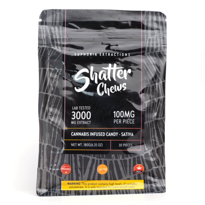 Buy Sativa 3000mg Shatter Chews (Euphoria Extractions) uk