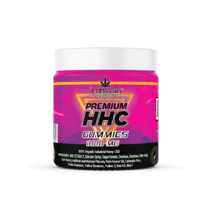 Buy Super Chill CBD - HHC Gummies Jar - 1000 MG - 100% Natural - 10 Gummies (100MG Each) UK
