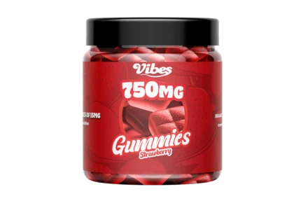 THC Gummies 750mg Maxi | Vibes Strawberry