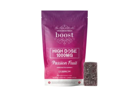 1000mg THC Passion Fruit Gummies (Boost Edibles)