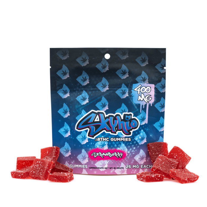 3Chi Skyhio Delta 8 Strawberry Gummies (400 mg Total Delta 8 THC)