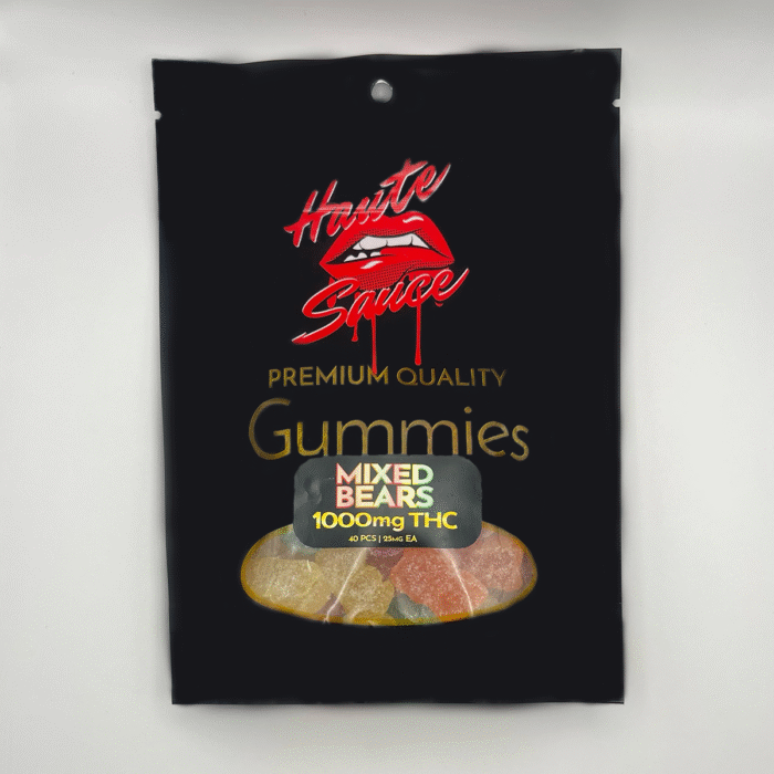 Haute Sauce Extracts Premium Delta-8 THC Gummies - 1000mg THC Gummies