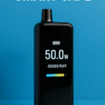 Smart Vape device with 40,000 puffs display on screen