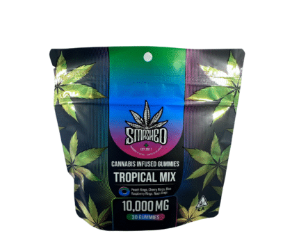 Smashed Cannabis Infused Gummies - Tropical Mix (10,000mg THC )