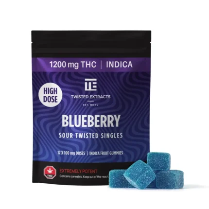 Twisted Edibles – Singles – High Dose – 1200mg