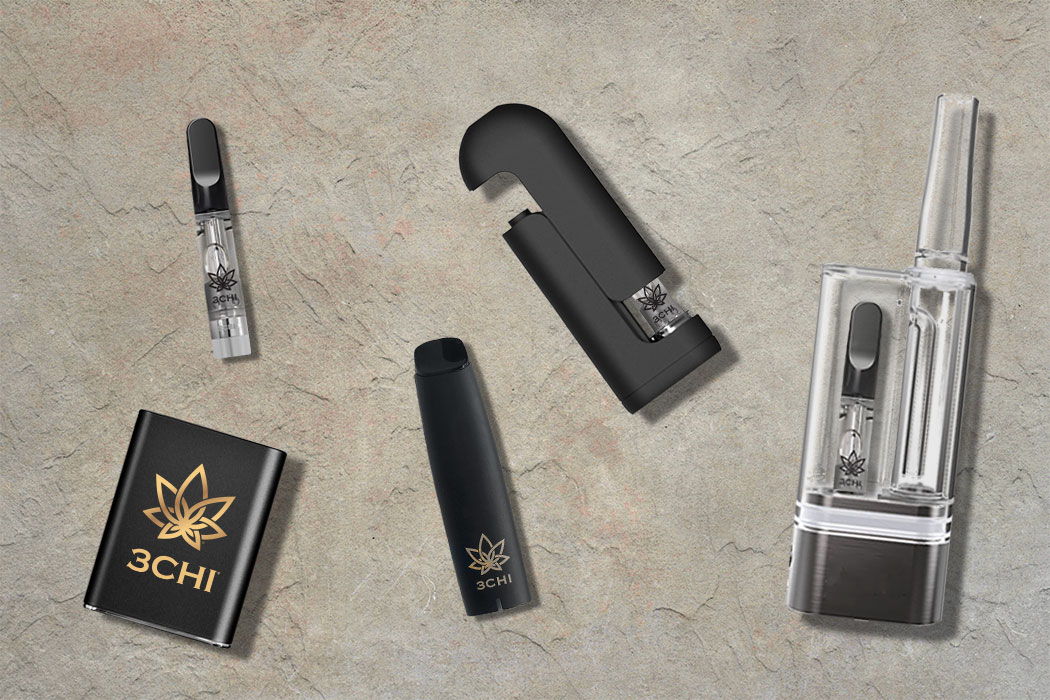Selection of HHC cartridges and a 510 battery with COA