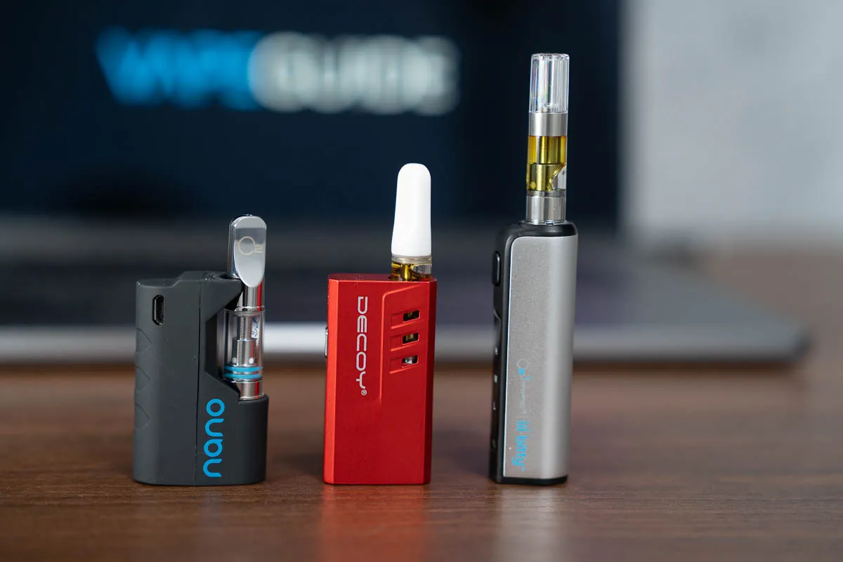 COA next to HHC cartridge and 510 battery — HHC safety basics