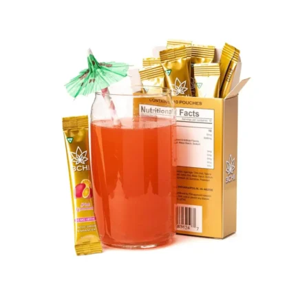 3Chi Delta 9 THC Flavored Drink Enhancer – Pink Lemonade (100 mg Total Delta 9 THC)