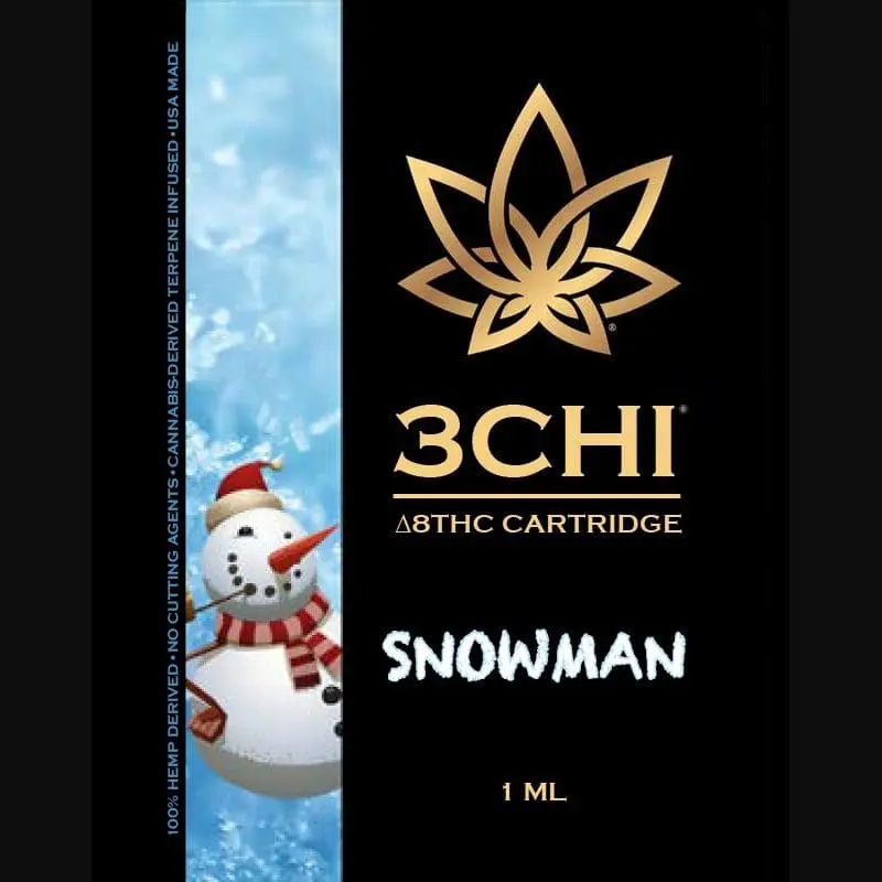 3Chi-Snowman-Delta-8-THC-Vape-Cartridge-with-Cannabis-Derived-Terpenes