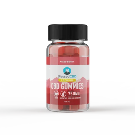 750mg CBD Gummies - Mixed Berry