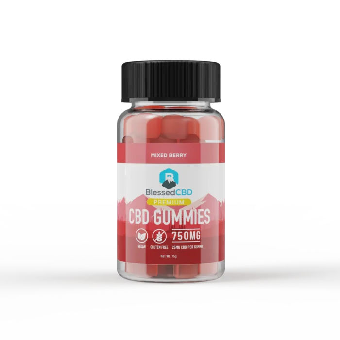 750mg CBD Gummies - Mixed Berry