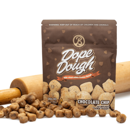 Baked Bags Delta 9 THC Dope Dough – Chocolate Chip (200 mg Total Delta 9 THC)