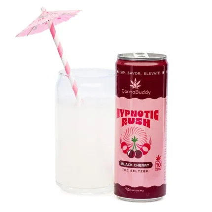 CannaBuddy Delta 9 THC Seltzer 6 Pack – Hypnotic Rush