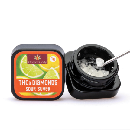 CannaBuddy THCa Diamonds – Sour Suver (1 gram)