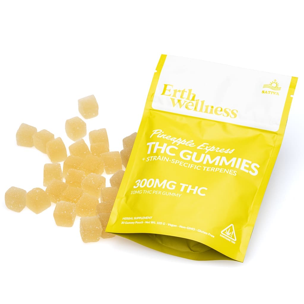Erth-Wellness-THC-Live-Resin-Gummies-Pineapple-Express-Combo