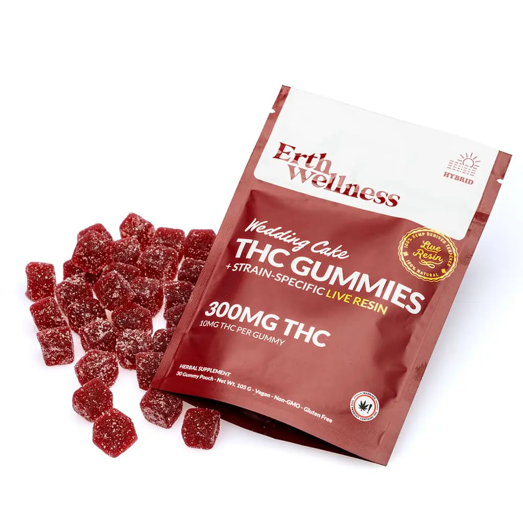 Erth-Wellness-THC-Live-Resin-Gummies-Wedding-Cake-Combo