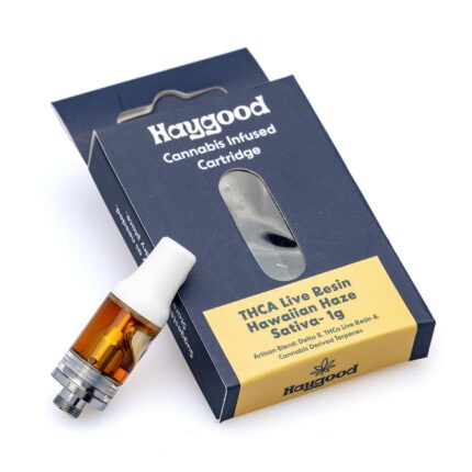 Haygood Artisan THCa Live Resin Cartridge – Hawaiian Haze Sativa (1 gram)