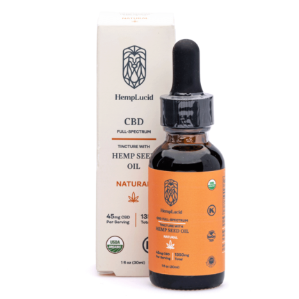 HempLucid Tincture Hemp Seed Oil (1350 mg CBD)