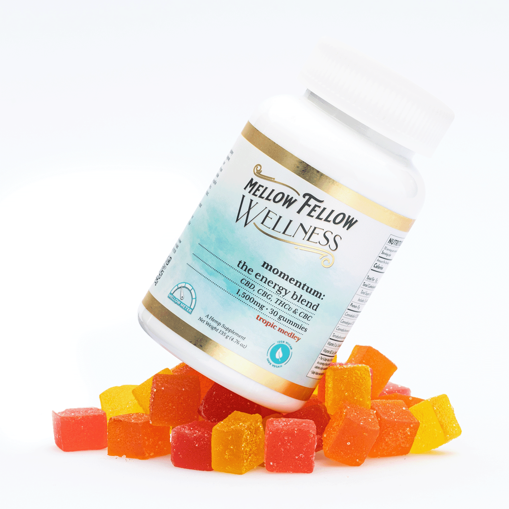 Mellow-Fellow-Wellness-Gummies-Momentum-Blend-Tropic-Medley-1500-mg-Total-Cannabinoids-Combo