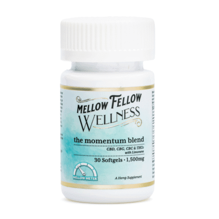 Mellow Fellow Wellness Softgel Capsules – Energy Blend (1500 mg Total Cannabinoids)
