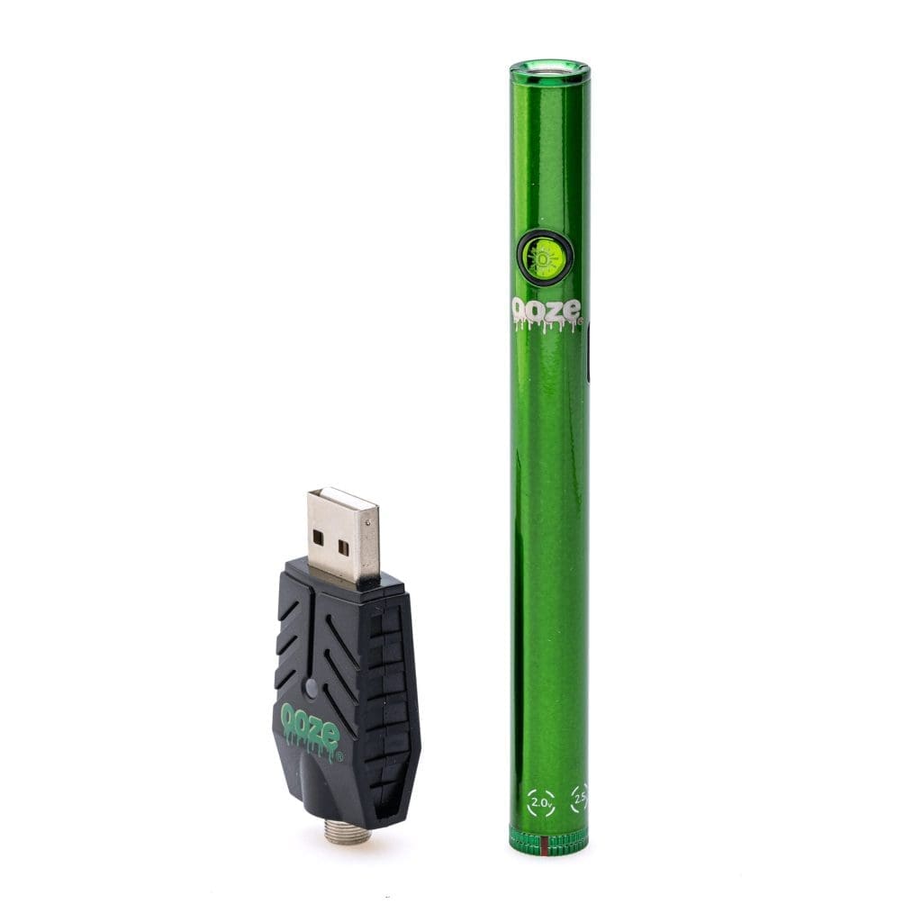 Ooze-Slim-Twist-Pen-2.0-Vape-Battery-–-Slime-Green-Product