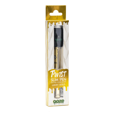 Ooze Slim Twist Pen Vape Battery – Lucky Gold