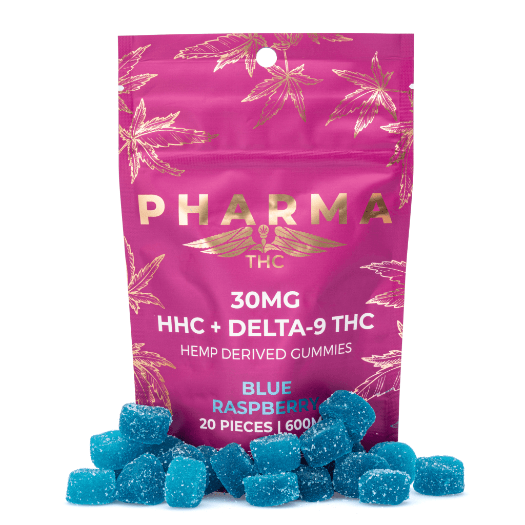 PharmaTHC-HHC-Delta-9-THC-Gummies-Blue-Raspberry-400-mg-Total-HHC-200-mg-Total-Delta-9-THC-Combo