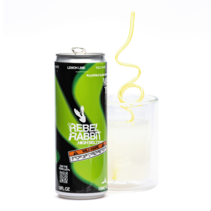 Rebel Rabbit Wild Hare Delta 9 Seltzer 4 Pack – Lemon Lime (40 mg Total Delta 9 THC)